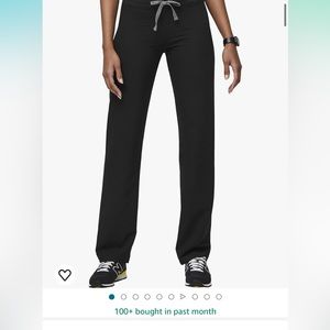 Figs black scrubs size large